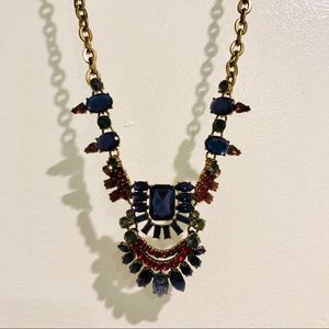 Jewel mint statement necklace